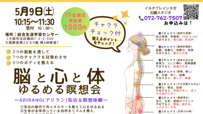 脳と心と体 ゆるめる瞑想会
